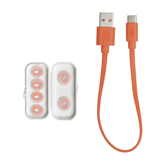 JBL Tune Flex Ghost Edition - White Ghost - True wireless Noise Cancelling earbuds - Detailshot 4